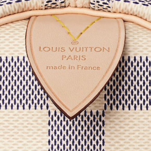 Authentic Louis Vuitton Speedy Damier Azur - Picture 2 of 8